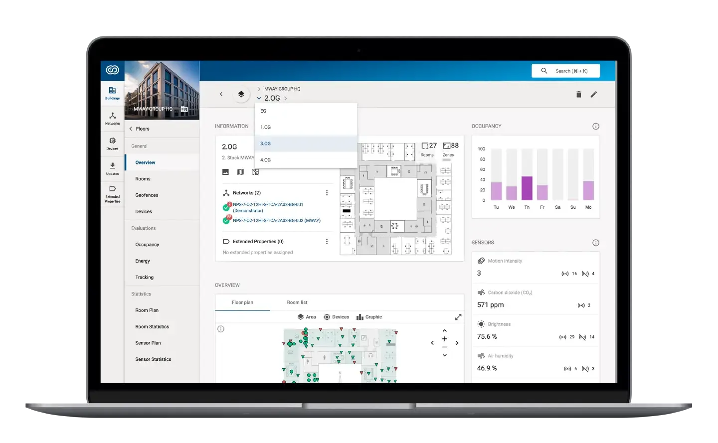 Darstellung der Anwendung!
