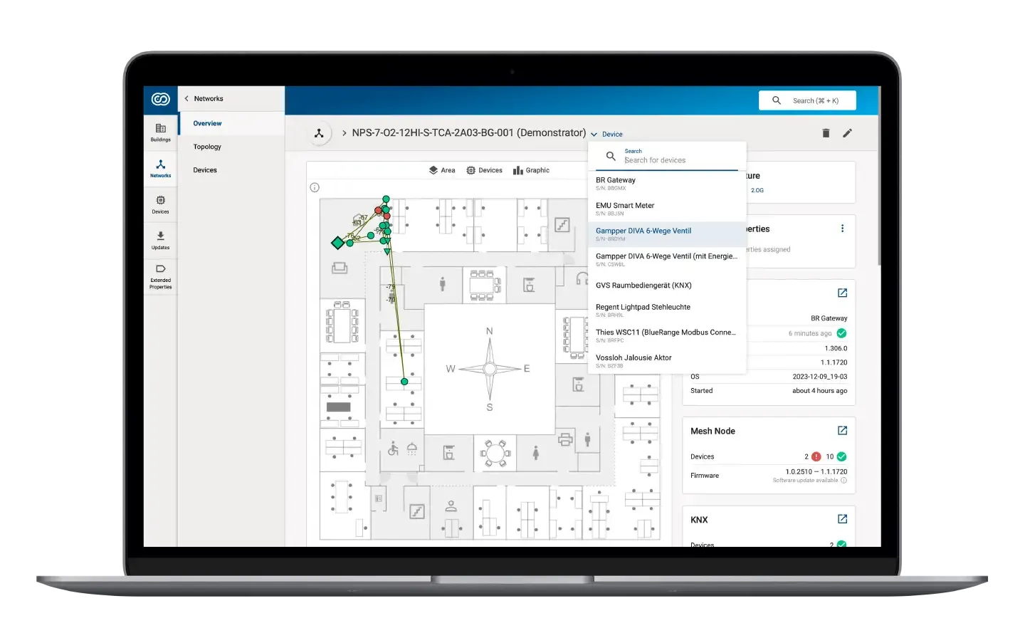 Darstellung der Anwendung!