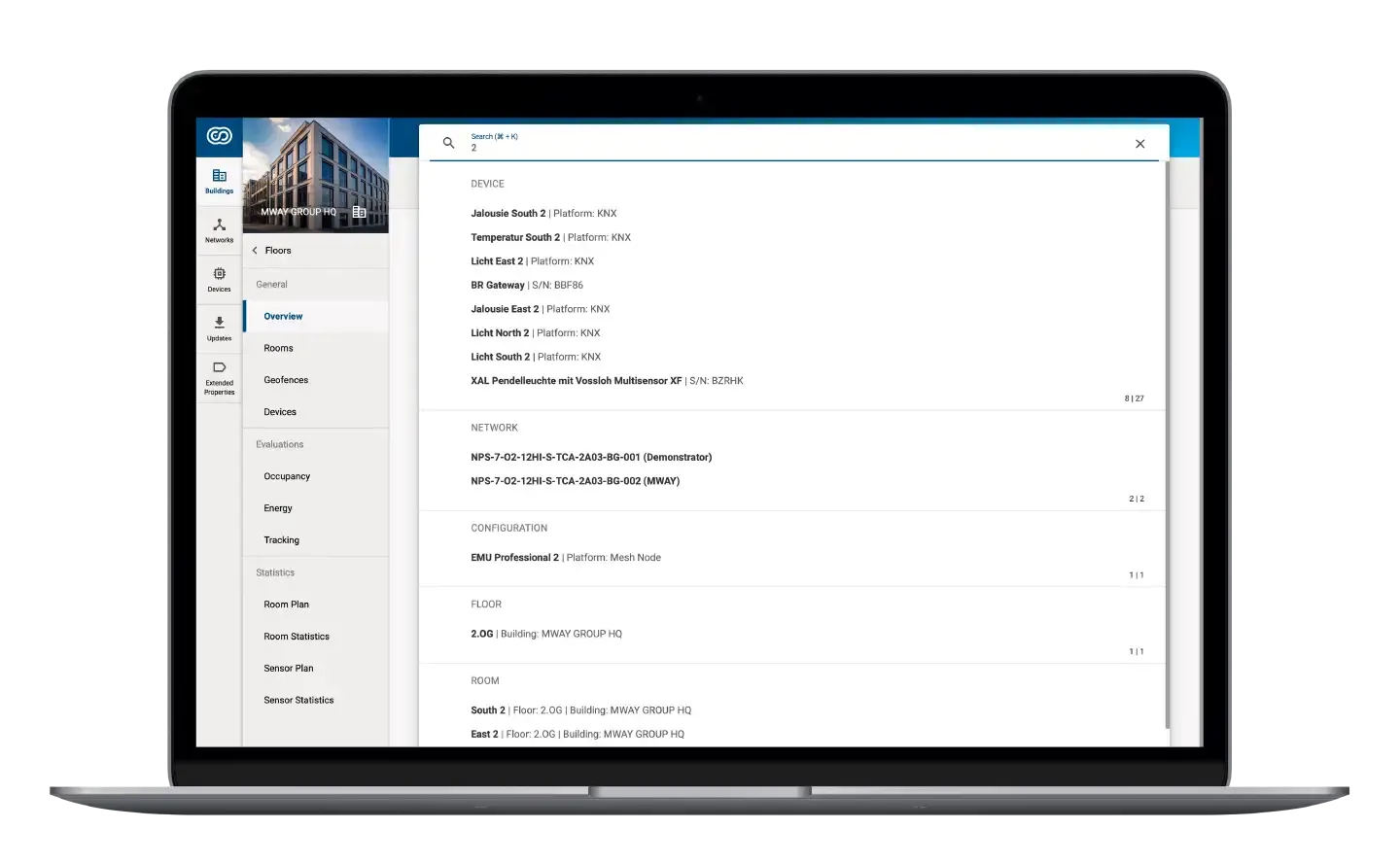 Darstellung der Anwendung!