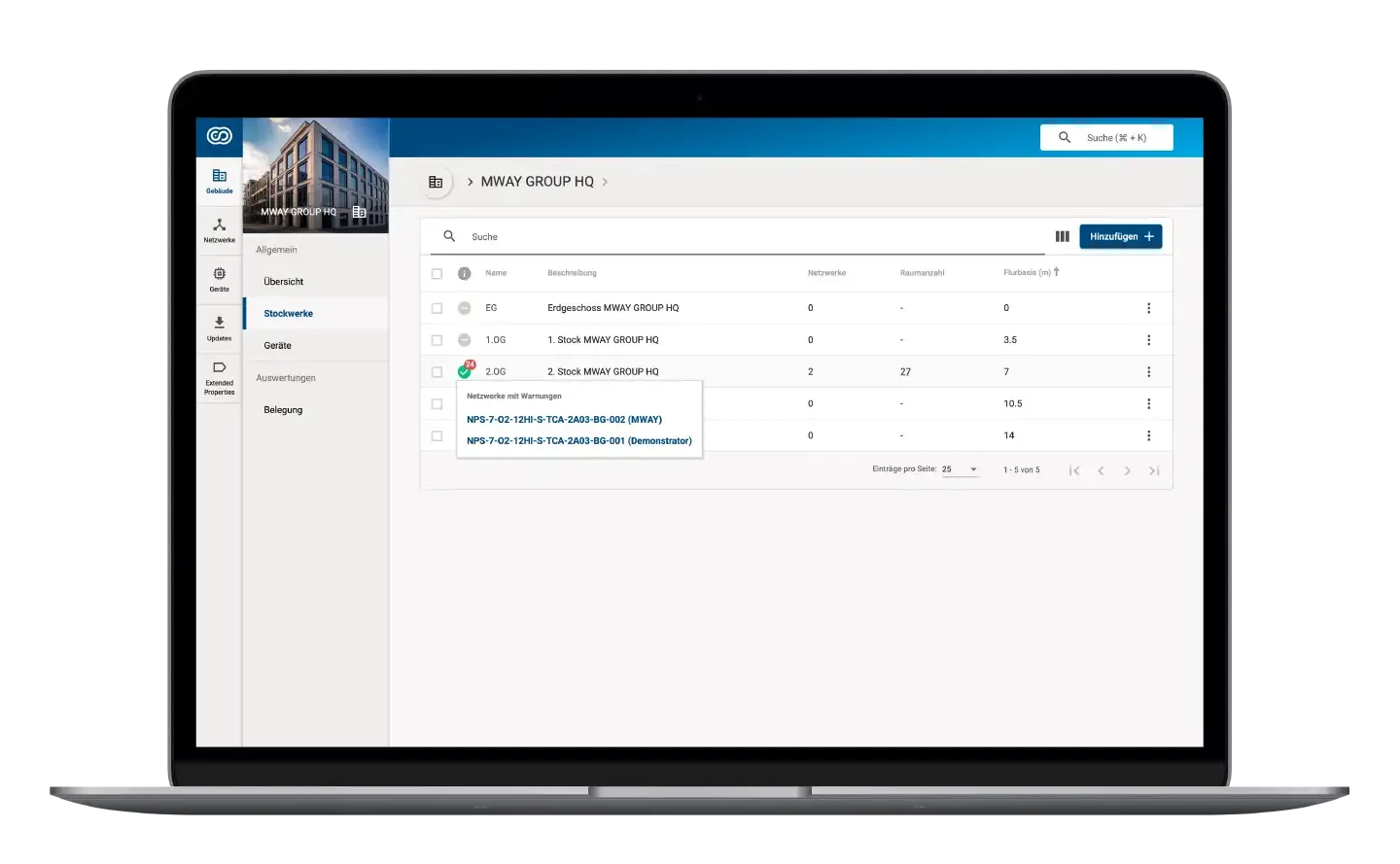 Darstellung der Anwendung Darstellung der Anwendung!