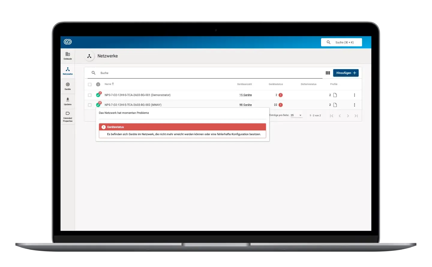 Darstellung der Anwendung Darstellung der Anwendung!