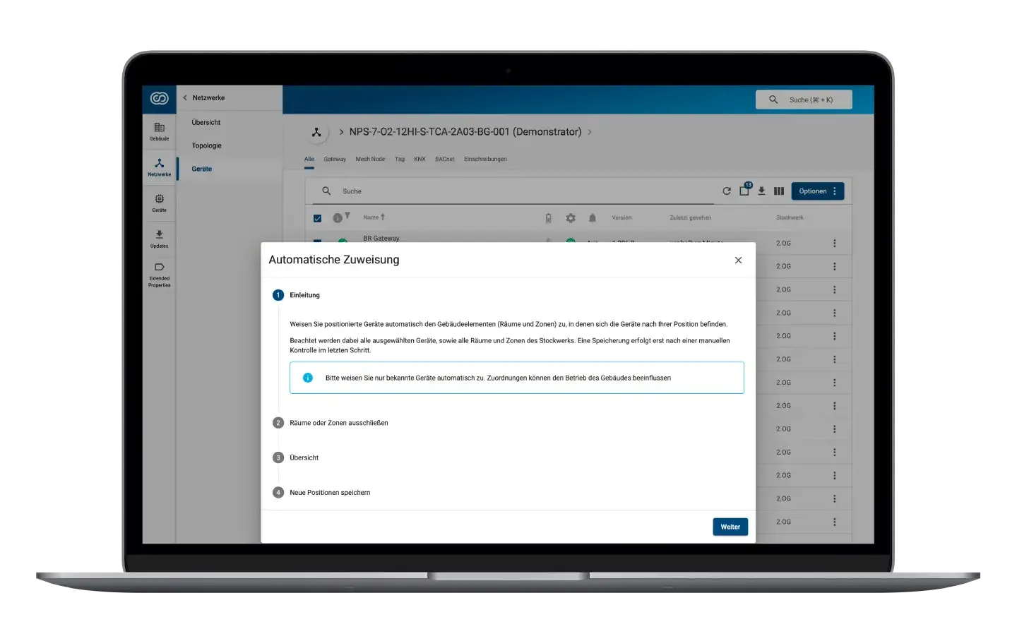 Darstellung der Anwendung Darstellung der Anwendung!