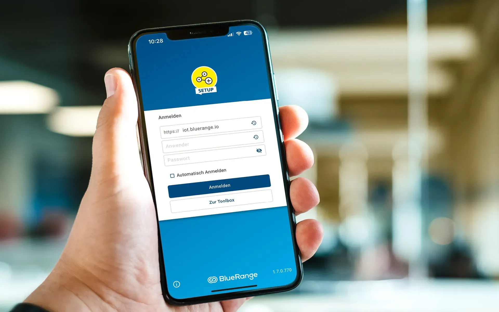 What is the BlueRange Setup App?