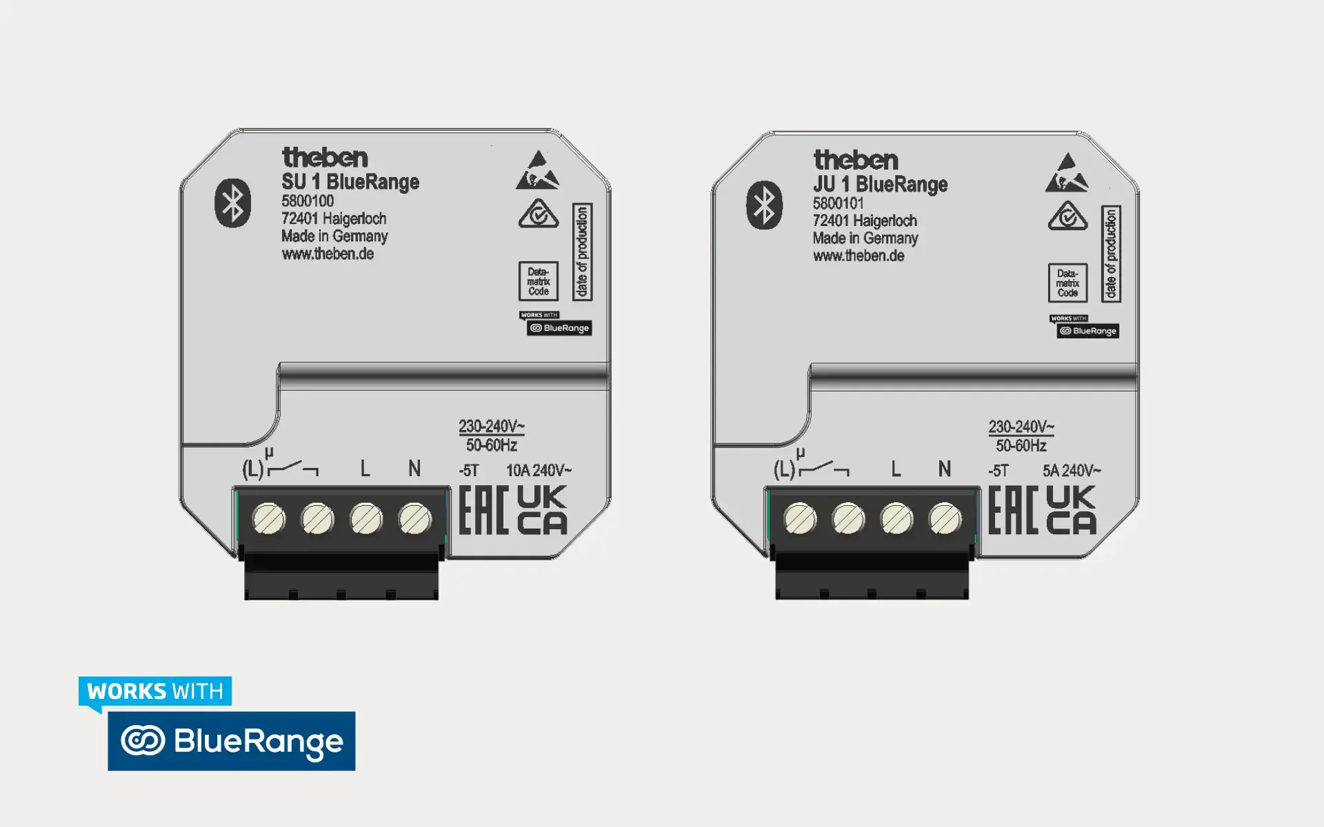 Bild von zwei BlueRange-fähigen Komponenten