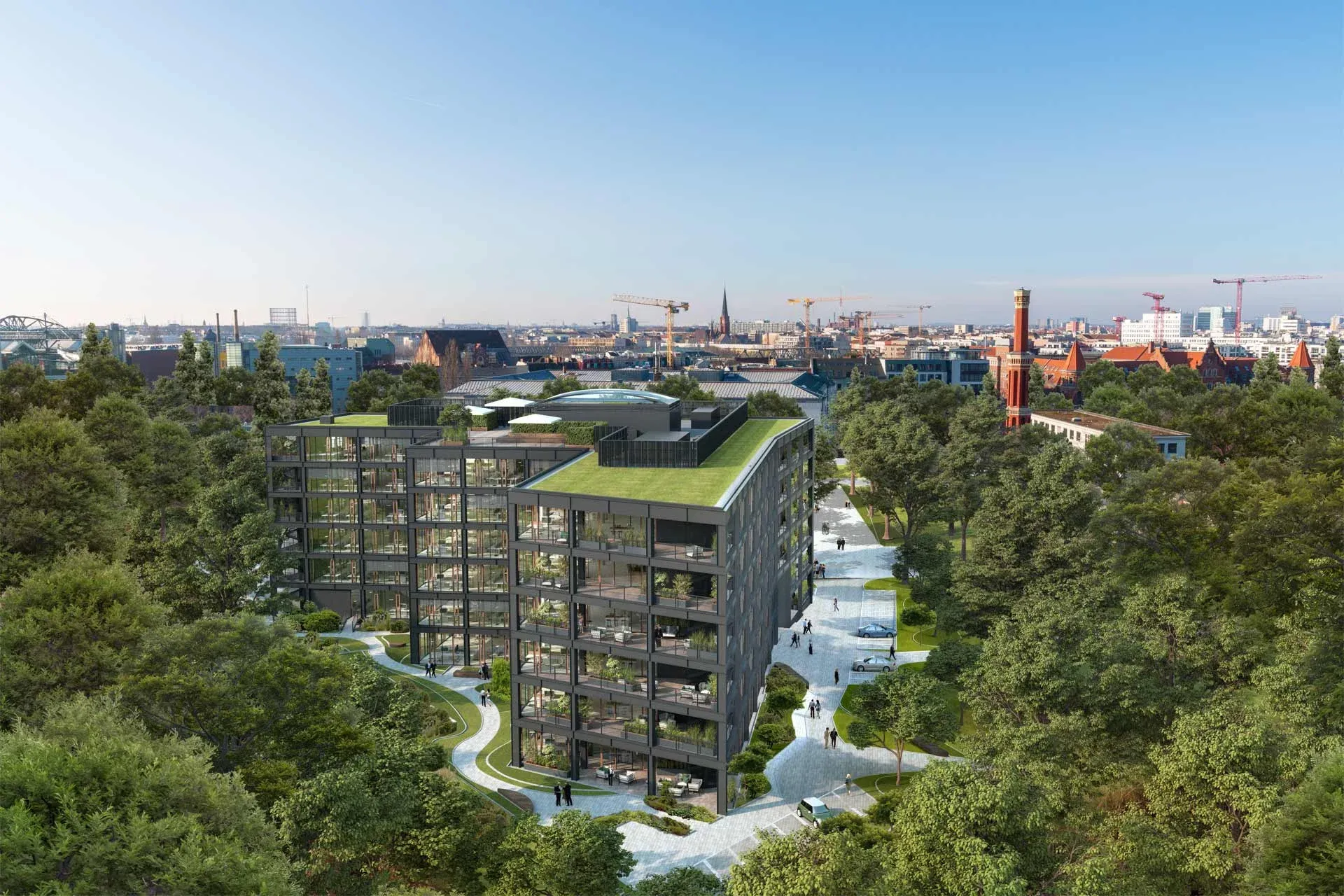 Grasblau Berlin – Green Building mit BlueRange-Technologie
