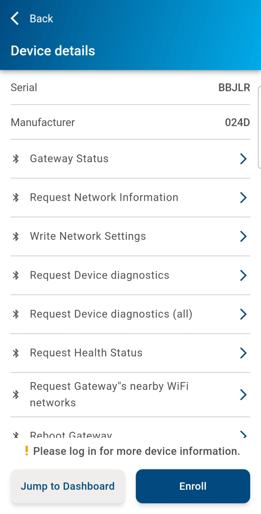 device details